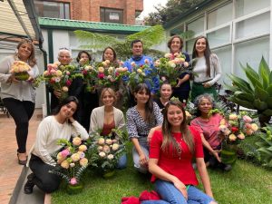 Flowers of Colombia en Taller Floral con prensa nacional