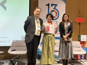 El programa ‘Floreciendo Juntos’ de Asocolflores recibió reconocimiento a las buenas prácticas de desarrollo sostenible de pacto global Colombia
